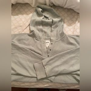 Aerie Button-up Hoodie